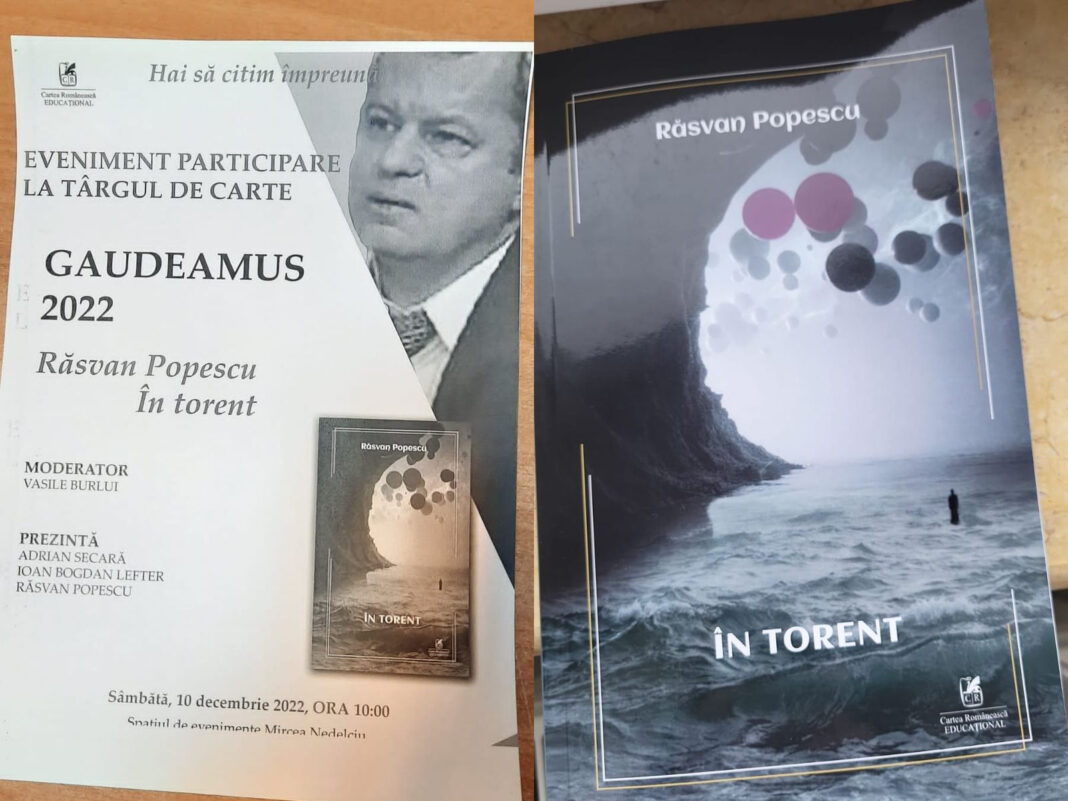 Răsvan Popescu lansează „În Torent” la Târgul de Carte „Gaudeamus”