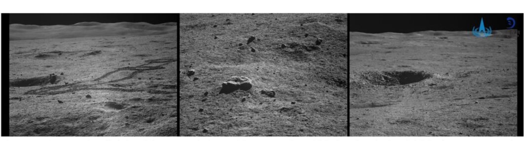 Inagini de pe Lună de la roverul chinezesc Yutu – Iepurele de Jad