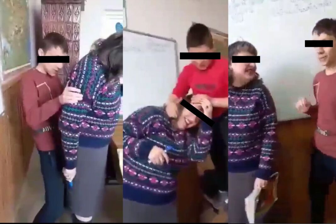 elevi-profesoara-de-engleza-profesoara-Pietriceaua-Brebu-6-la-purtare-video-profesoara-Brebu-imagini-hilare-comportament-deviant-sanctiuni-elevi