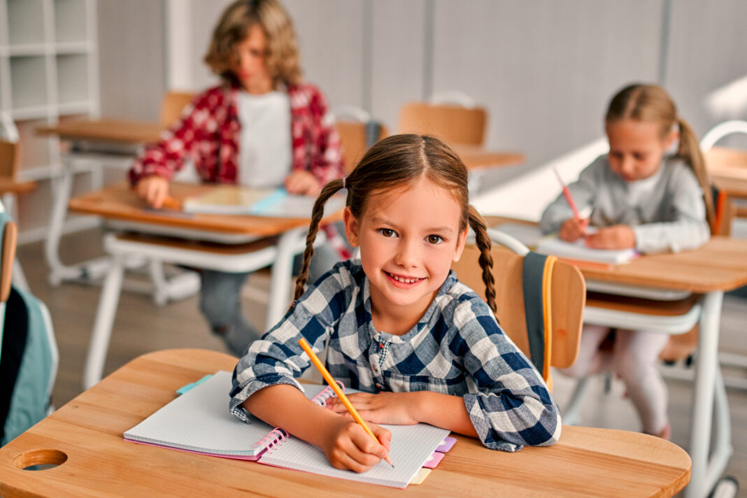 Children at school
