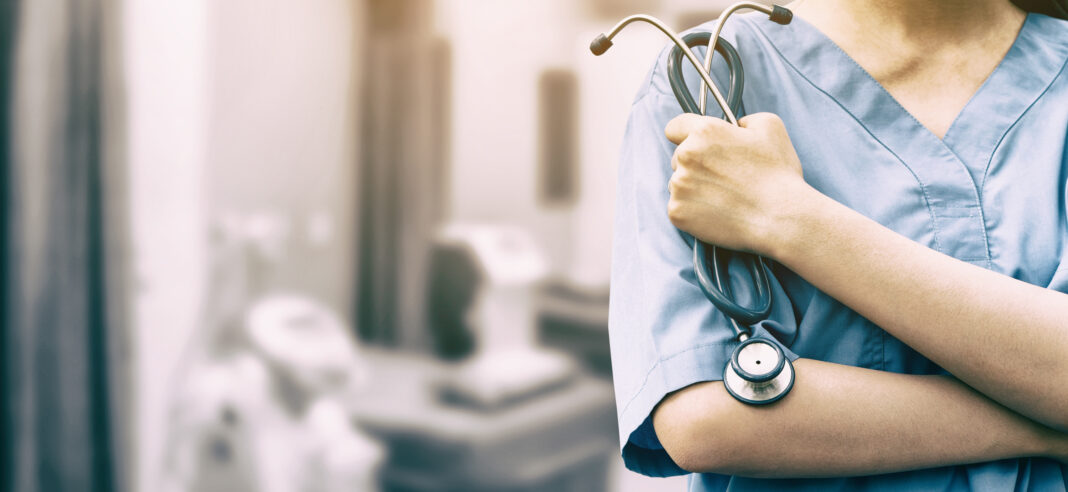 Professional doctor at the hospital. Medical healthcare business and doctor service.