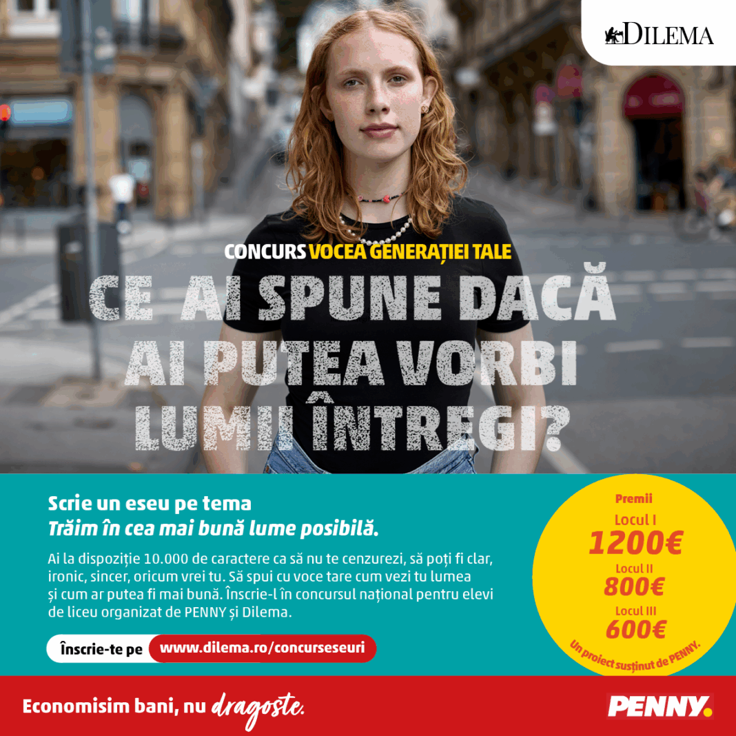 PENNY România devine partener principal al Concursului Național de Eseuri organizat de revista Dilema