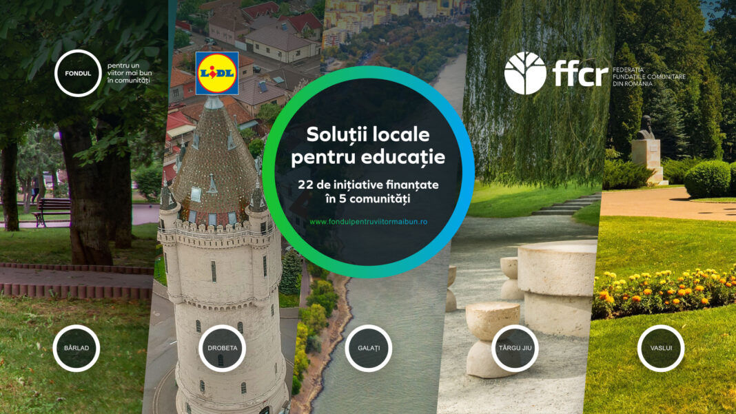 22 de proiecte educaționale primesc finanțare de 1,2 milioane lei printr-un program susținut de Lidl România