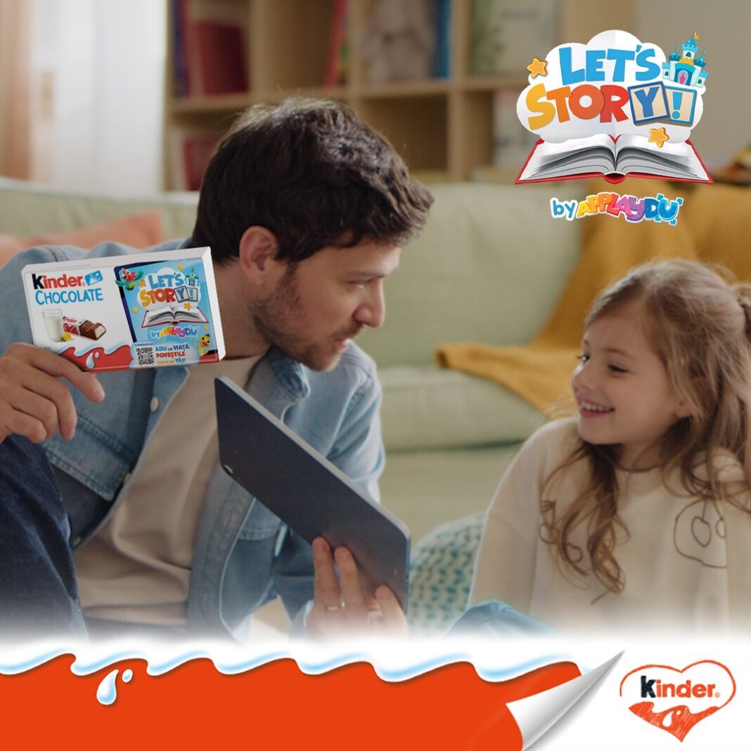 Kinder lansează Let’s Story!, o secțiune dedicată poveștilor, în Applaydu
