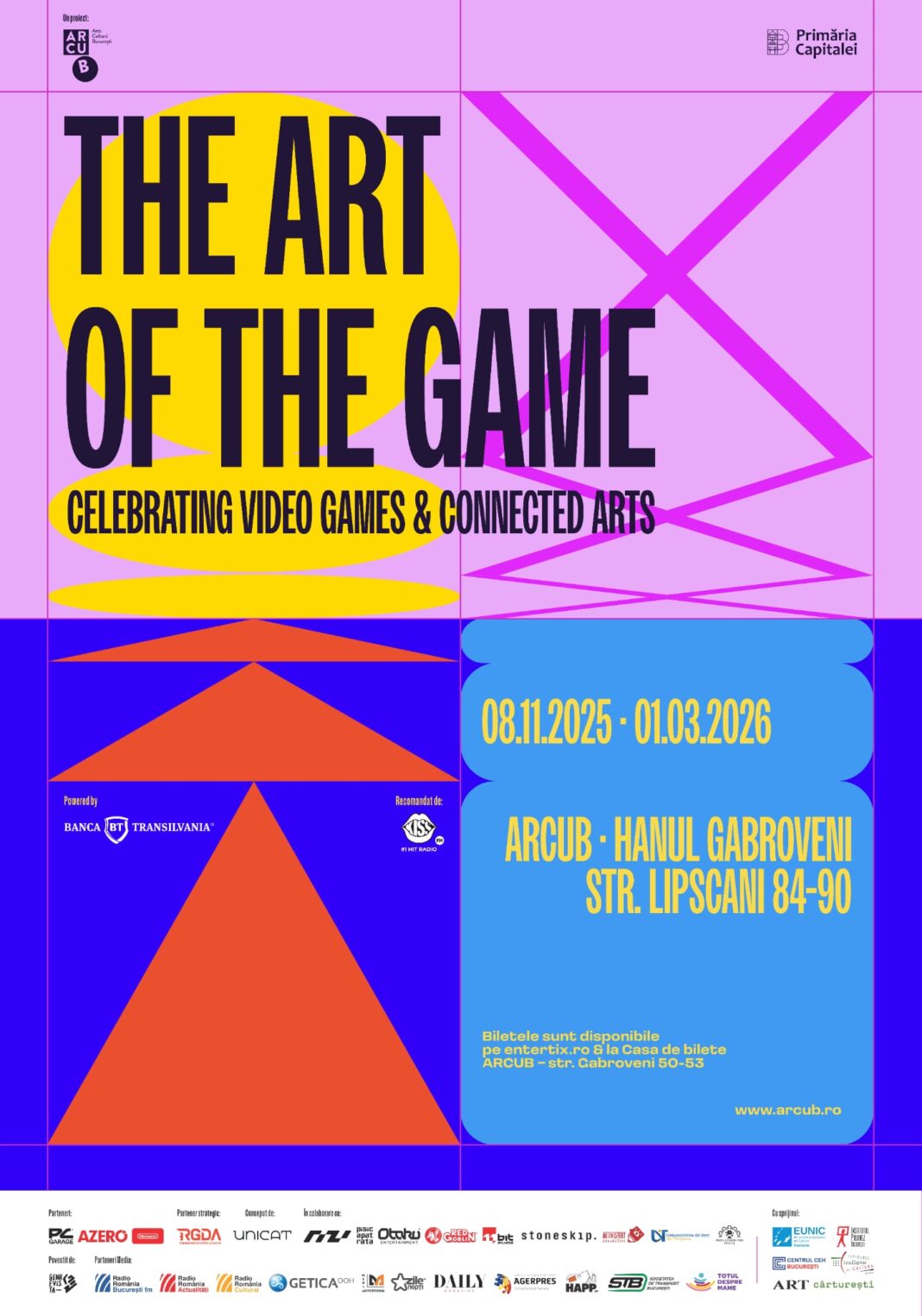 The Art of the Game – primul eveniment cultural de anvergură dedicat jocurilor video, din 8 noiembrie la ARCUB – Hanul Gabroveni