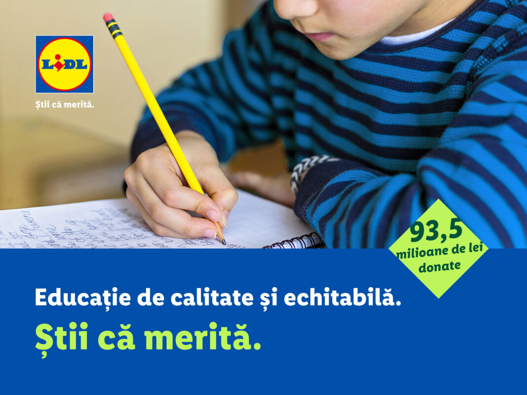 9 ani de investiții Lidl în educația din România: peste 93,5 milioane de lei pentru un viitor mai bun