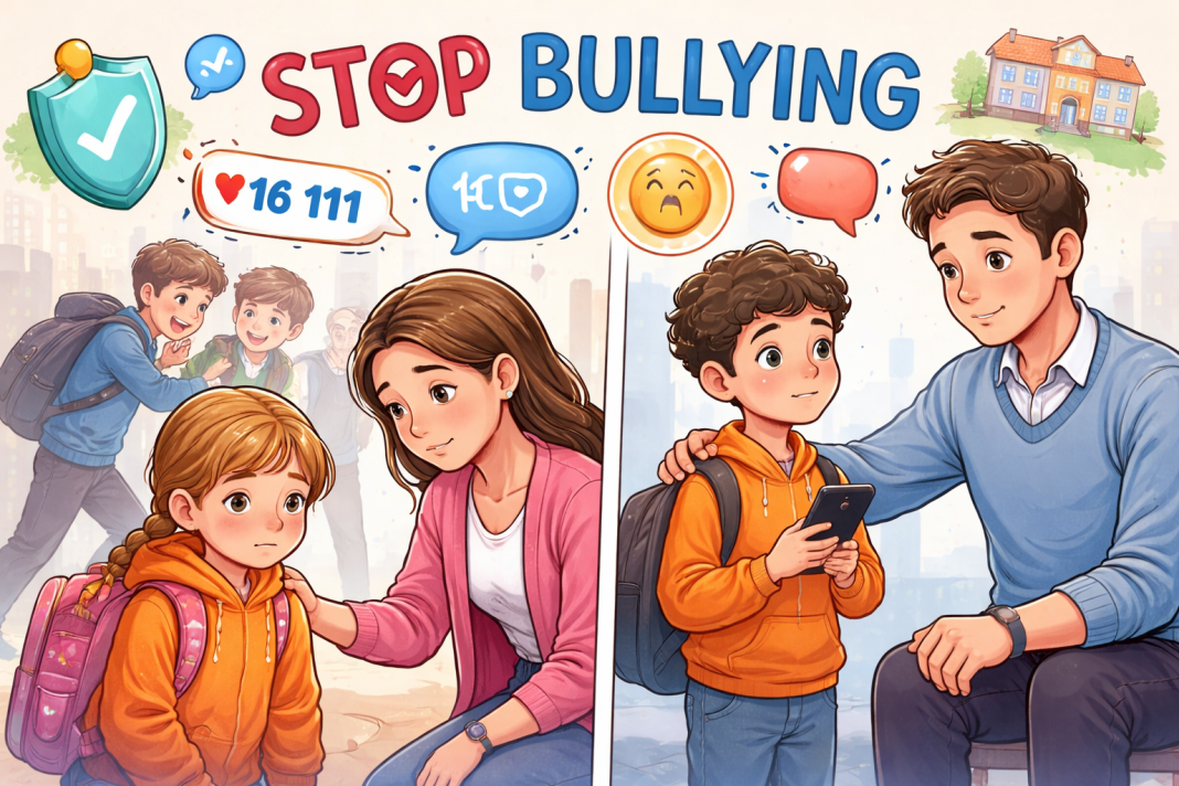 Cum îi învățăm pe copii să se apere la școală de bullying și unde trebuie să ceară ajutor