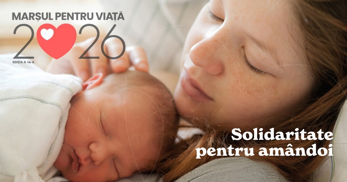 Poza pentru articolul Marșul pentru Viață 2026: „Solidaritate pentru amândoi”, mesaj de sprijin pentru mamă și copil