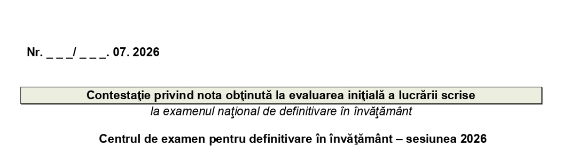 Poza pentru articolul Profesorii pot contesta notele la Definitivat 2026. Calendarul complet și condițiile pentru depunerea cererilor